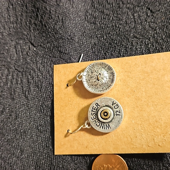 Winchester 12 GA Earrings - Picture 2 of 2